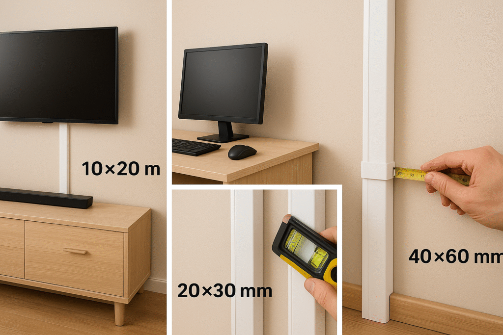 Canaletas para cables tipos, medidas y cuándo usarlas