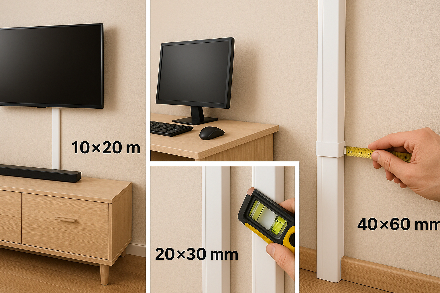 Canaletas para cables tipos, medidas y cuándo usarlas
