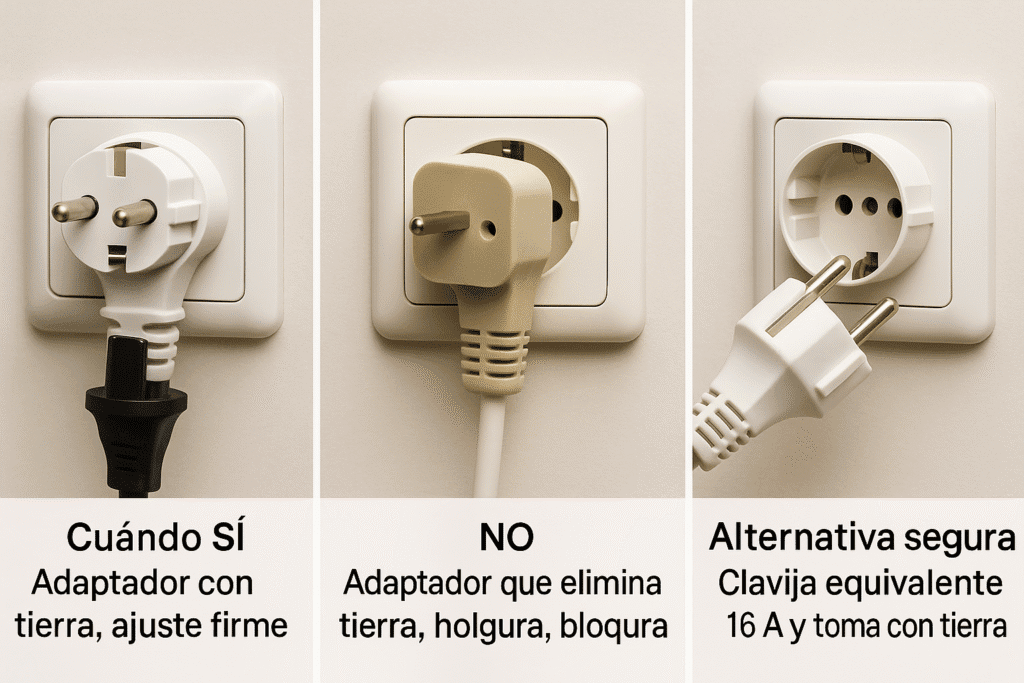 Compatibilidad y adaptadores: cuándo sí, cuándo NO