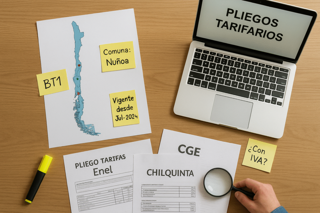 Diferencias por distribuidora y comuna: por qué varía y dónde revisar tu pliego