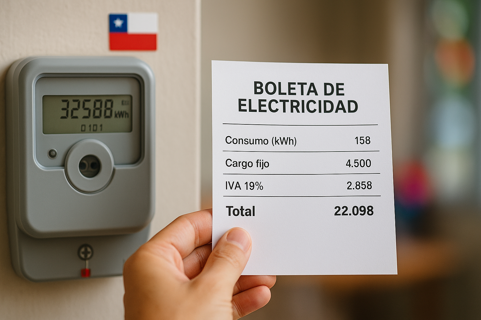 Precio kWh en Chile valor actual y cómo se calcula