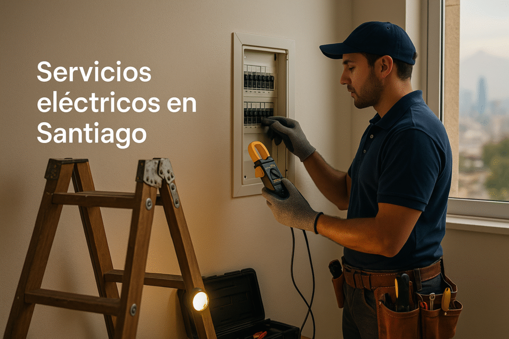Servicios eléctricos en Santiago diagnóstico, instalaciones y emergencias a domicilio