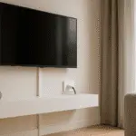 Tomacorrientes de bajo perfil y clavijas anguladas soluciones para TV y muebles