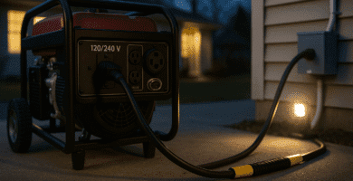 Generador 120/240 V: cuándo necesitas split-phase