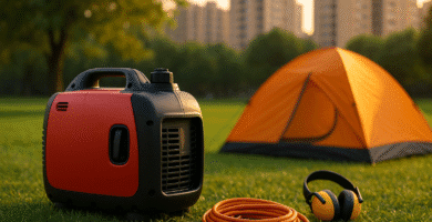 Generadores para camping y apartamento: tamaño y ruido