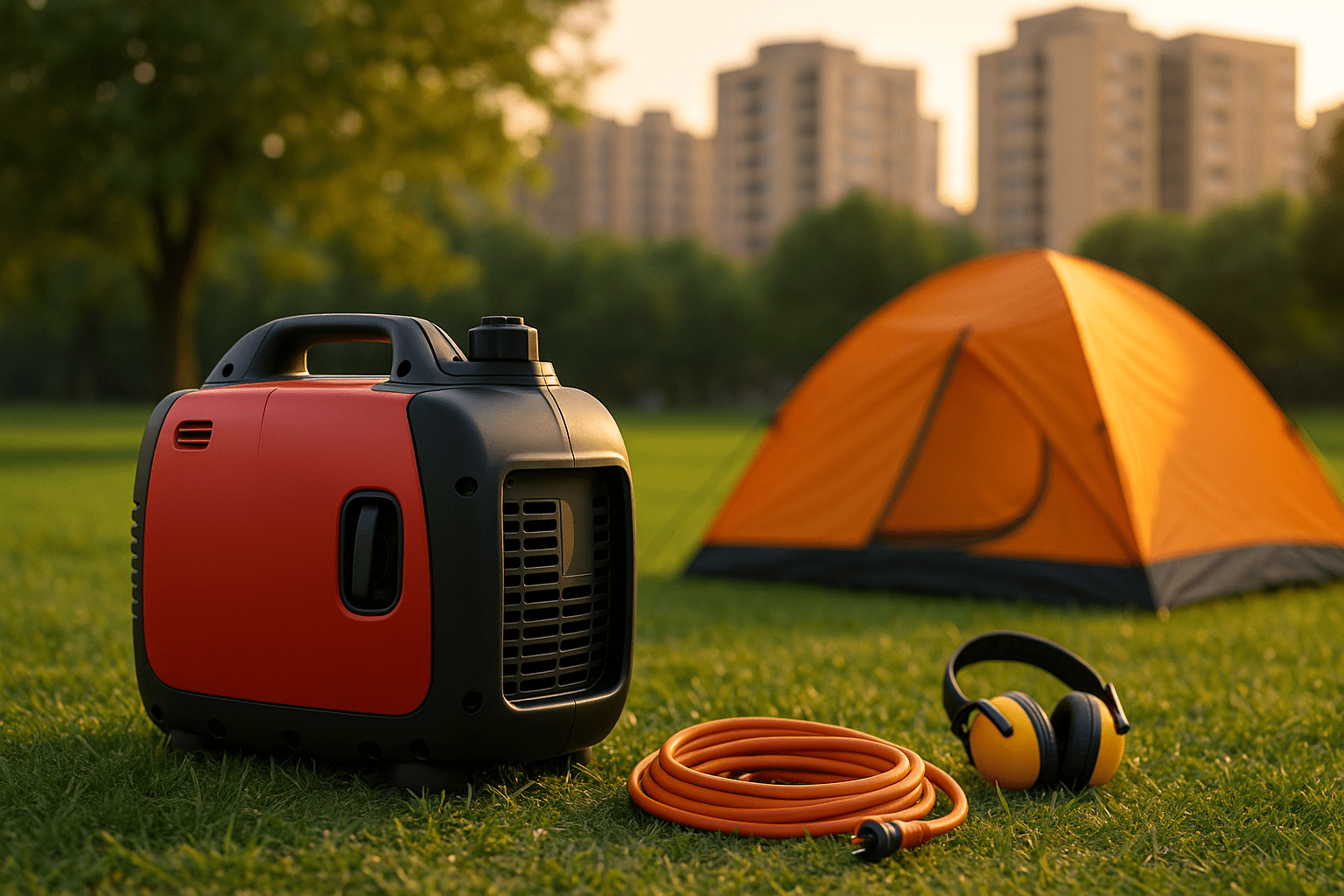 Generadores para camping y apartamento: tamaño y ruido