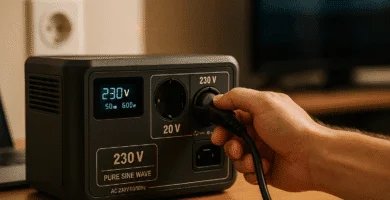 Power station 230 V con salida Schuko y onda senoidal pura