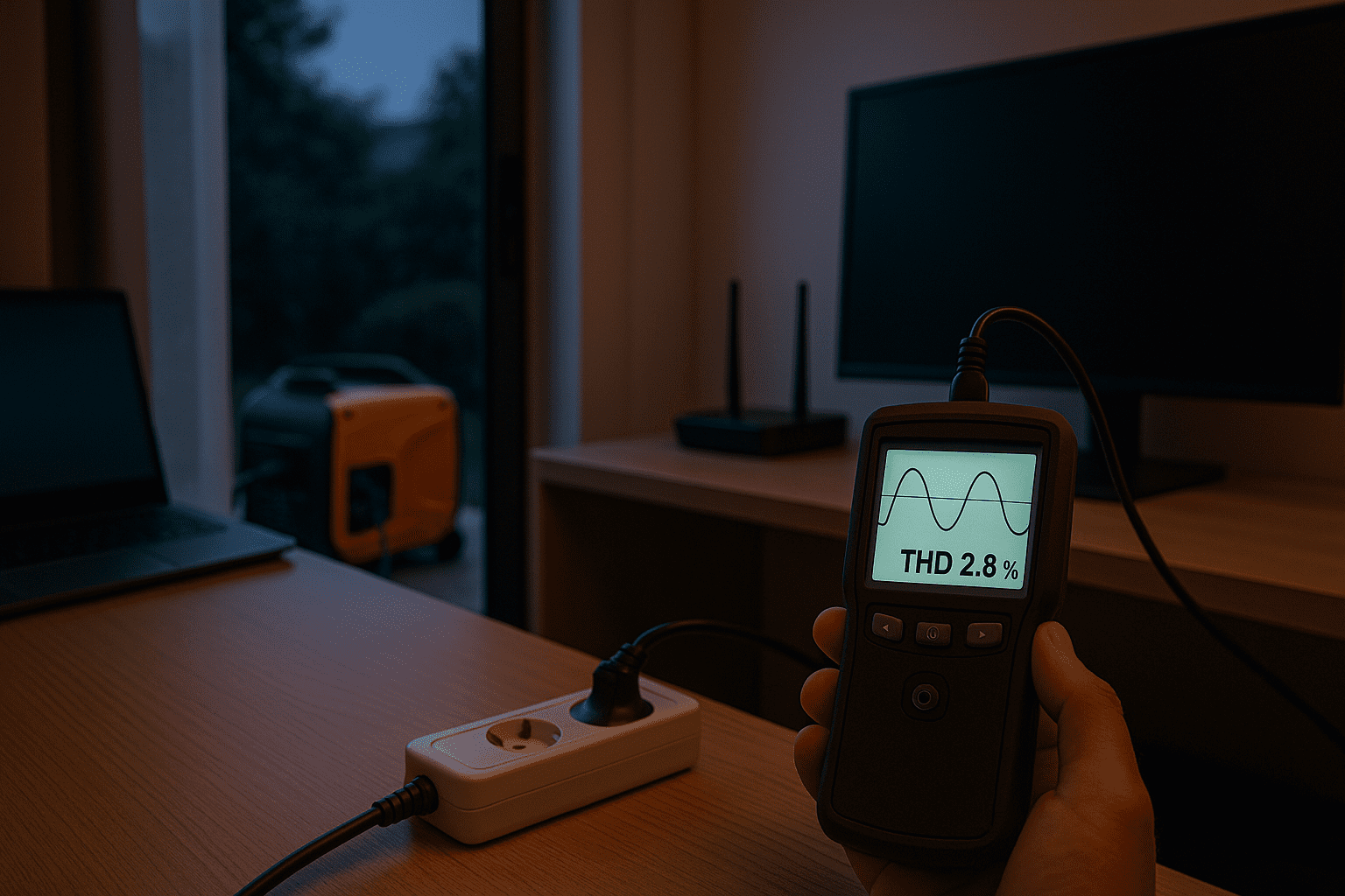 THD en generadores: protege tu PC, TV y electrónica