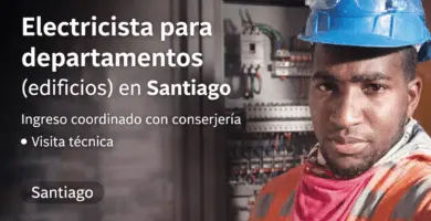 Electricista para departamentos (edificios) en Santiago; ingreso coordinado con conserjería y visita técnica.