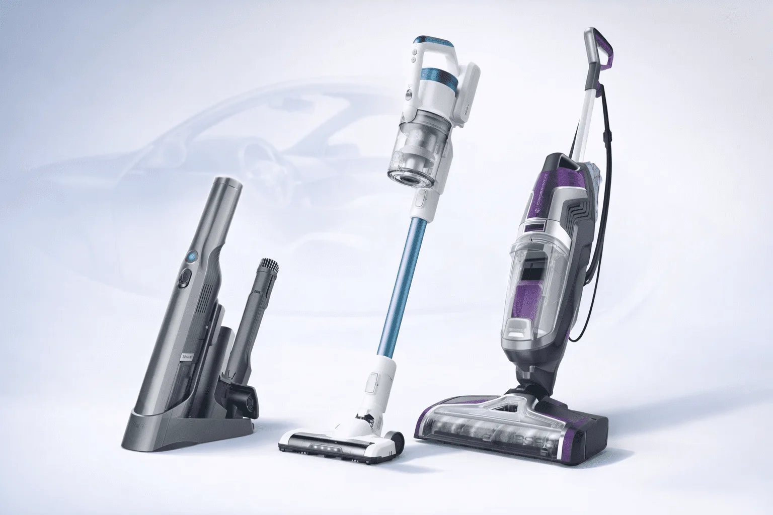 Comparativa de aspiradoras para limpieza rápida: Shark WV201, Eureka RapidClean Pro y BISSELL CrossWave Pet Pro