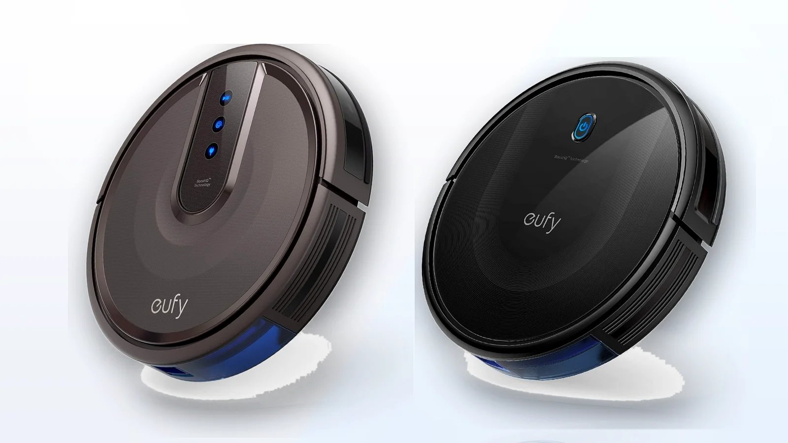 Portada comparativa de robots aspiradores eufy RoboVac 15T y RoboVac 11S Max