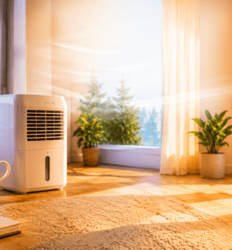 Deshumidificador y calefactor en living: control de humedad para más confort en invierno Ventilación y deshumidificación en casa: ambiente seco y cálido sin exceso de calefacción