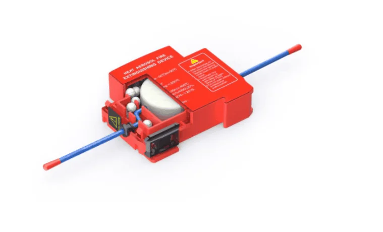 Extintor Automático de Aerosol Térmico para Tableros Eléctricos – Riel DIN, Activación a 170 °C - Imagen 4