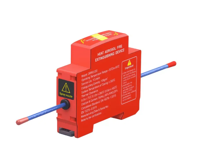 Extintor Automático de Aerosol Térmico para Tableros Eléctricos – Riel DIN, Activación a 170 °C - Imagen 2